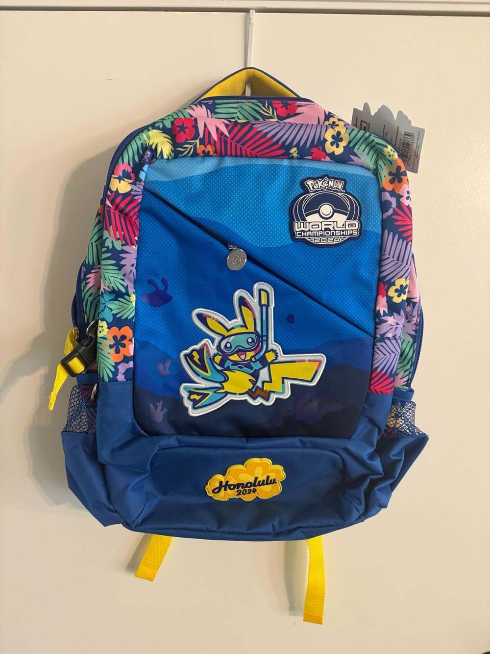 Pokemon Center Honolulu 2024 World Championships Pikachu Backpack